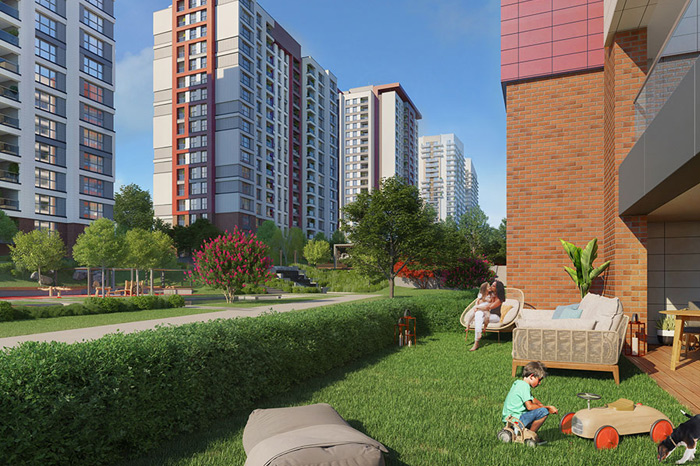 5. Levent Korupark Levent / Beşiktaş / İstanbul proje görünümü 1