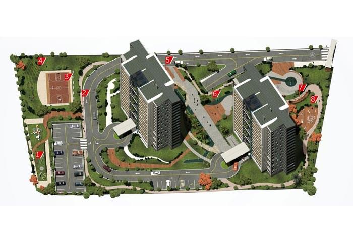 Atakent Nevi Konutları Yenimahalle / Ankara proje görünümü 1