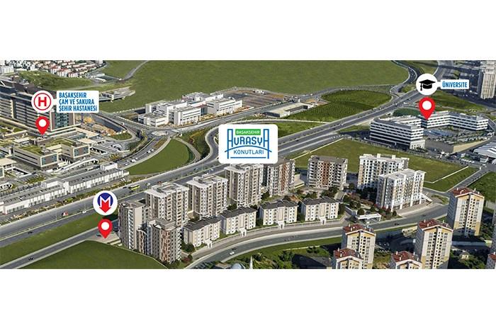 Başakşehir Avrasya Konutları Başakşehir / İstanbul proje görünümü 1