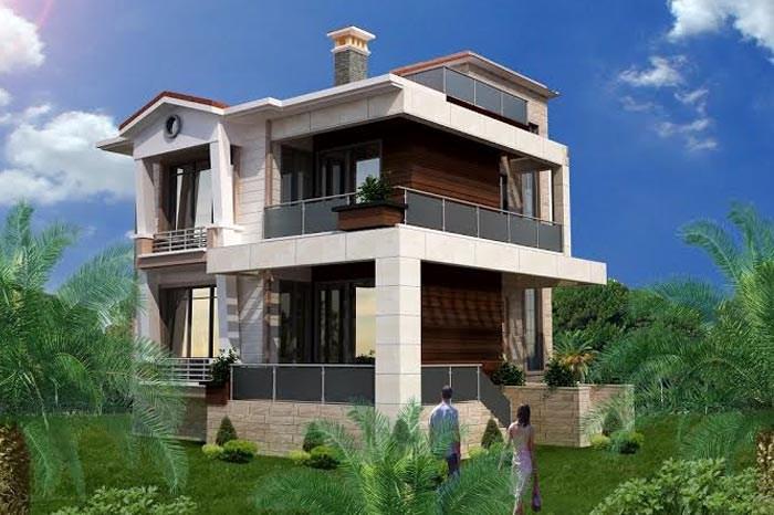 Bendis Villaları Gömeç / Balıkesir proje görünümü