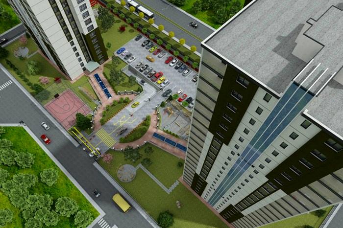 Beykent Beytepe Çankaya / Ankara proje görünümü