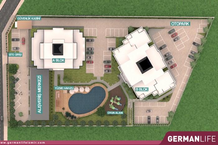 German Life Menemen / İzmir proje görünümü