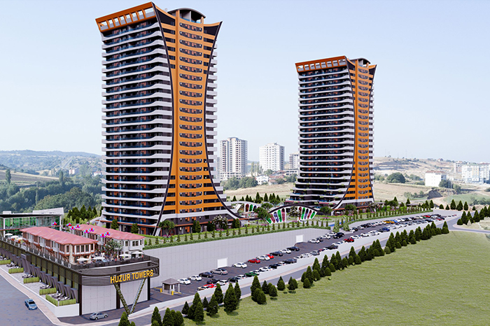 Huzur Towers Merkez / Kastamonu proje görünümü