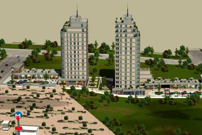 Huzzak Tower Metro Başakşehir / İstanbul proje görünümü 1