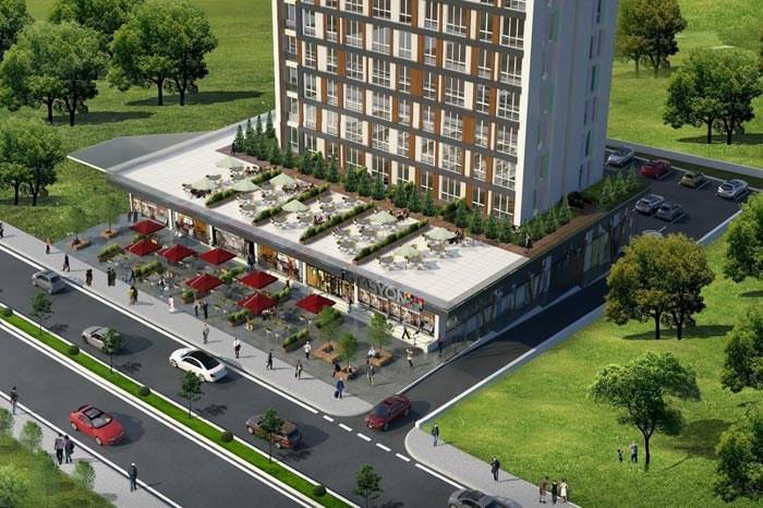 İstasyon 24 Küçükçekmece / İstanbul proje görünümü