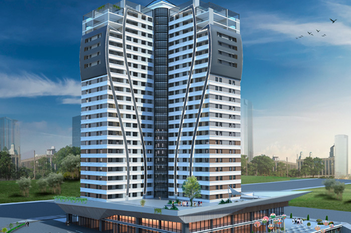 Kalamış Tower Merkez / Kastamonu proje görünümü 1