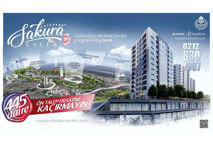 Kayapark Sakura Evleri Başakşehir / İstanbul proje görünümü 1