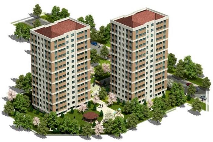 Keleşoğlu Feza Sitesi Kadıköy / İstanbul proje görünümü 1