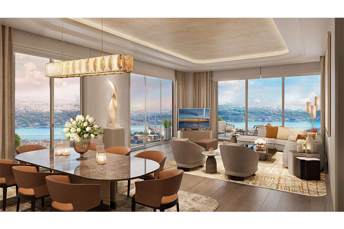 Kempinski Residences Balmumcu Beşiktaş / İstanbul proje görünümü 1