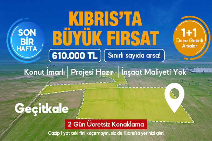 Kıbrıs’ta Büyük Fırsat Gazimağusa / KKTC proje görünümü