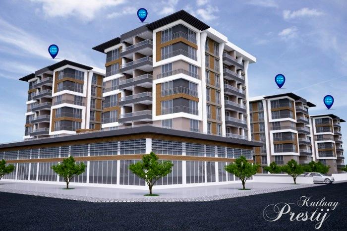 Kutluay Prestij Merkez / Çanakkale proje görünümü 1