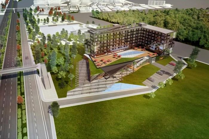 Lobi Parlas Residence Bayraklı / İzmir proje görünümü 1