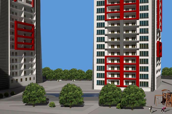 MES Polaris Evleri Yenimahalle / Ankara proje görünümü
