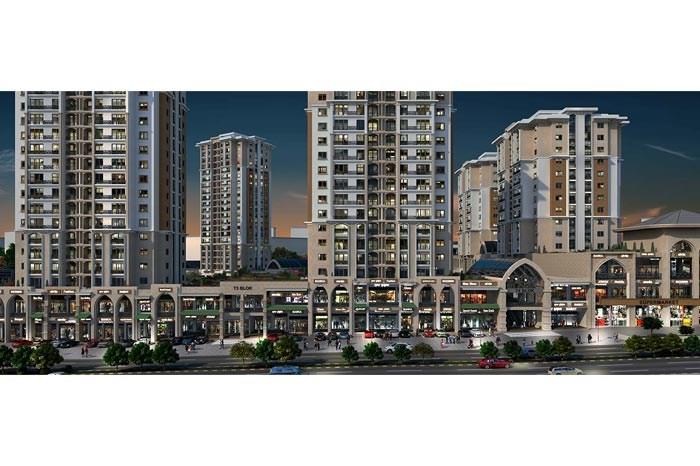 Meydan Dükkanları Başakşehir / İstanbul proje görünümü 1