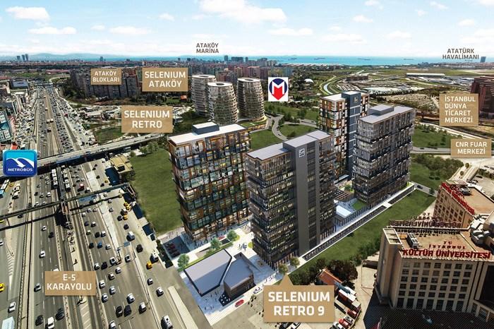 Selenium Retro 9 Ataköy / Bakırköy / İstanbul proje görünümü 1