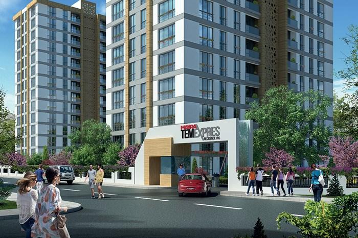 TEM Expres Residence 116 Küçükçekmece / İstanbul proje görünümü