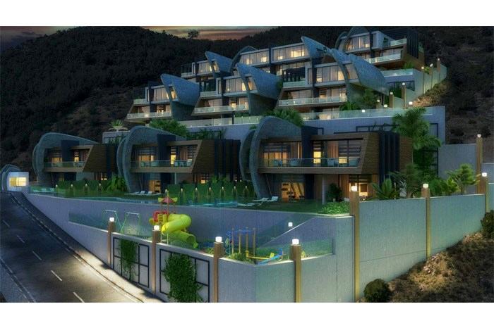 Tepe Modern Villaları Alanya / Antalya proje görünümü