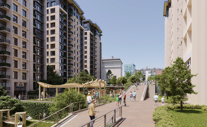 The One Güneşli Bağcılar / İstanbul proje görünümü 1