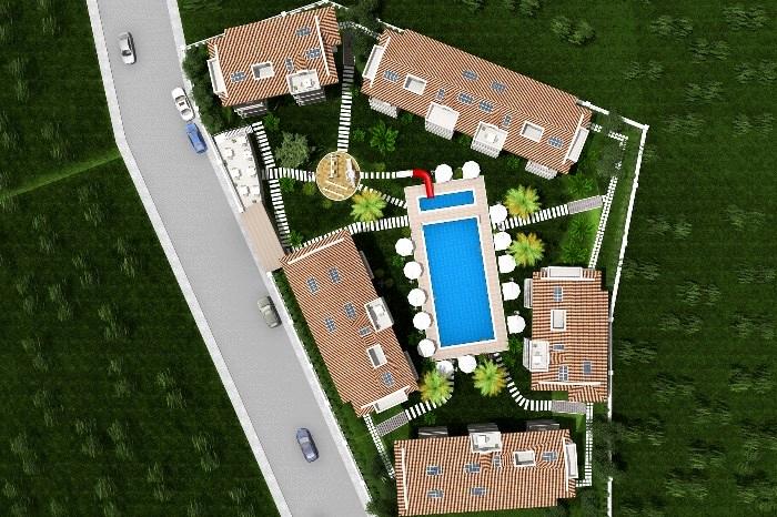 Tufan Pınara Residence Fethiye / Muğla proje görünümü 1
