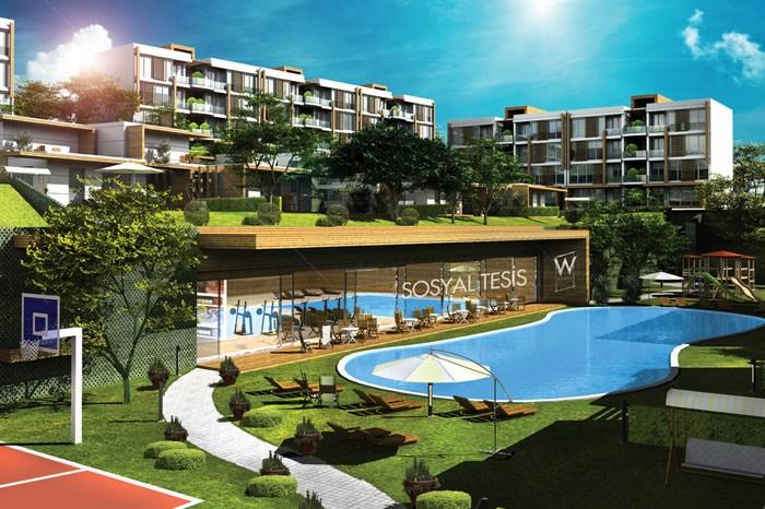W Bahçe Kurtköy / Pendik / İstanbul proje görünümü 1