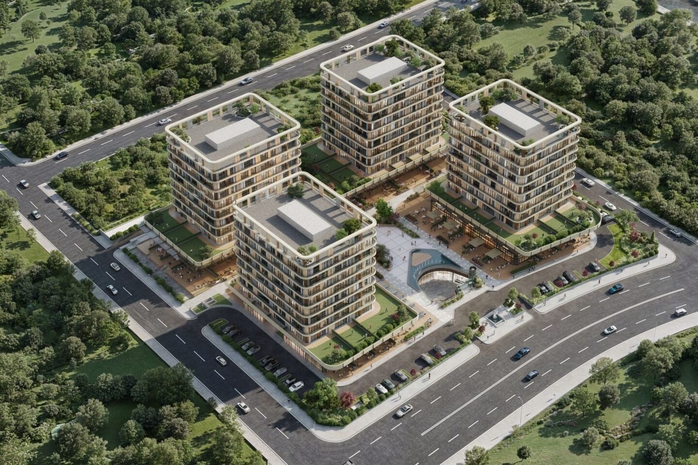 Vantage Office Mustafa Kemal / Çankaya / Ankara proje görünümü 1